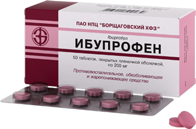 Ібупрофен при циститі можна