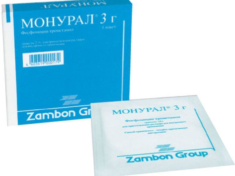 Монурал — інструкція по застосуванню при циститі