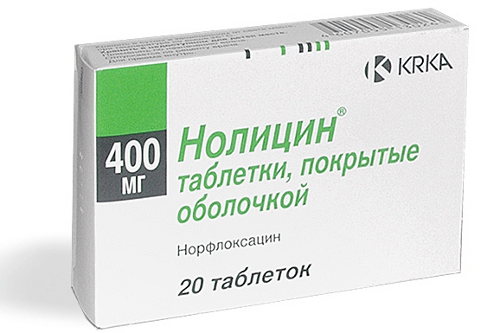 Нолицин при циститі скільки днів пити