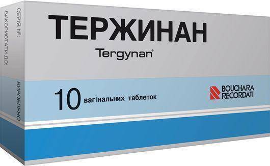 d ya preparatu terzhinan pri cistit 1 - Дія препарату Тержинан при циститі